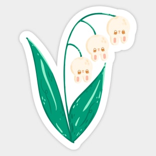 Lily of the Bunnies Sticker